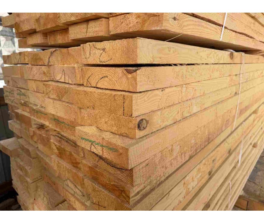 Доска обрезная 50х200х6000 (45х190х6000)